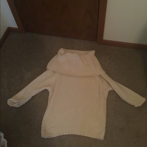 Over the shoulder sweater